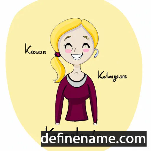 cartoon of the name Karoliina