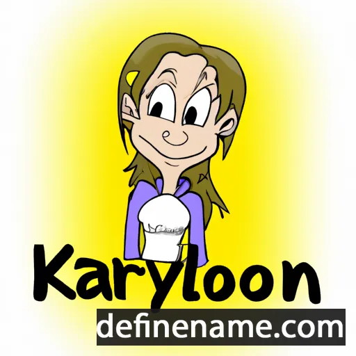 cartoon of the name Karolyn