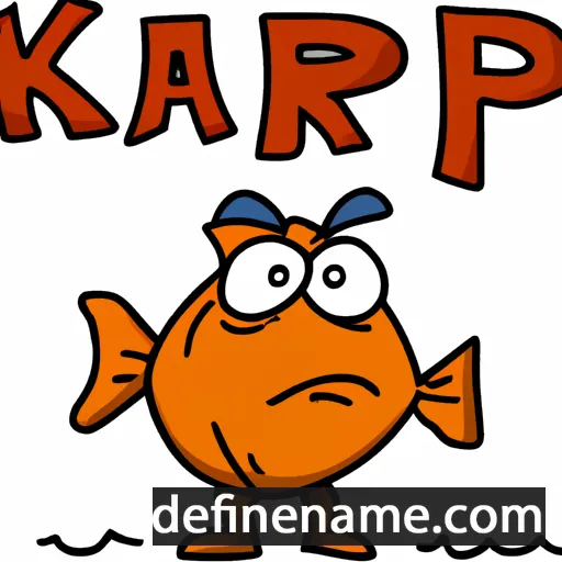 cartoon of the name Karp