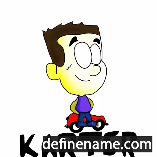 cartoon of the name Karter