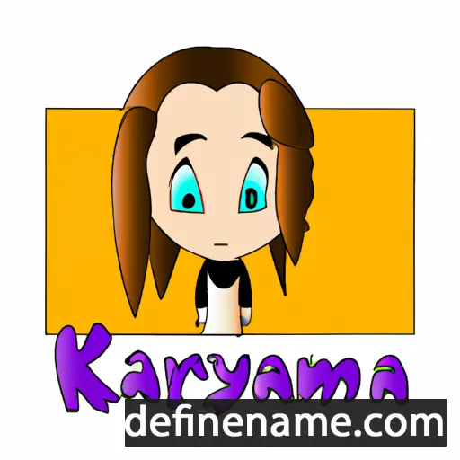 Karyna cartoon