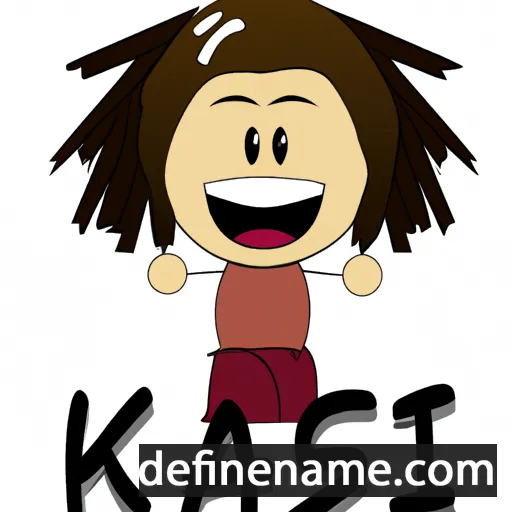 cartoon of the name Kasi