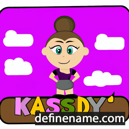 cartoon of the name Kassidy