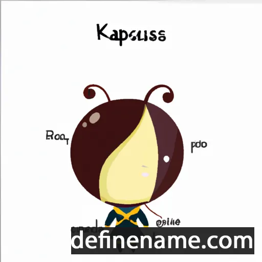 cartoon of the name Kassiopeia