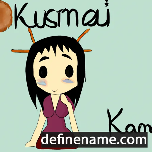 cartoon of the name Kasumi