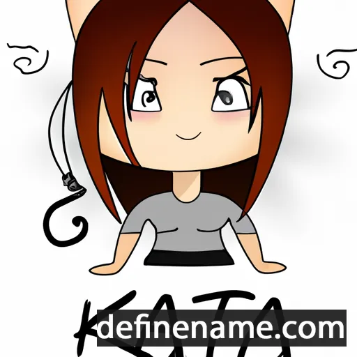 cartoon of the name Kata