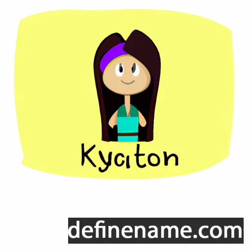 cartoon of the name Katayoun