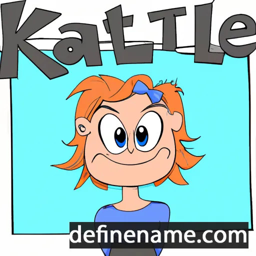 cartoon of the name Katell