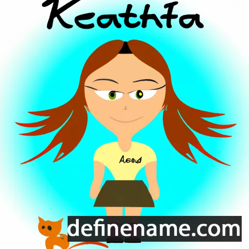 cartoon of the name Katenka