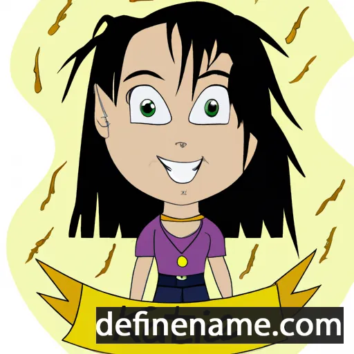 cartoon of the name Kateri