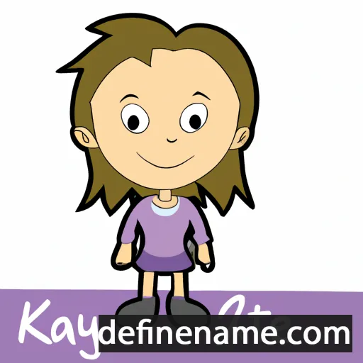 cartoon of the name Katey