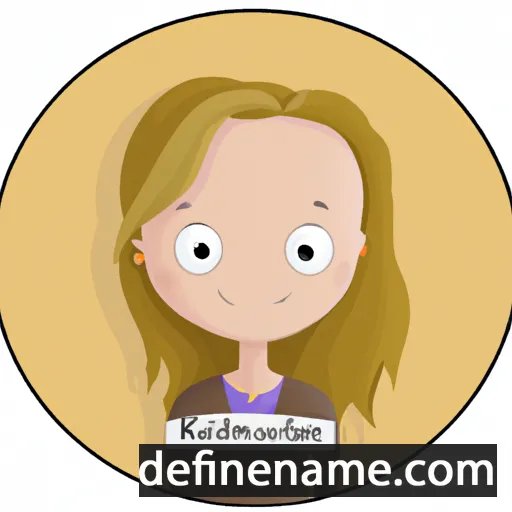 cartoon of the name Katharine