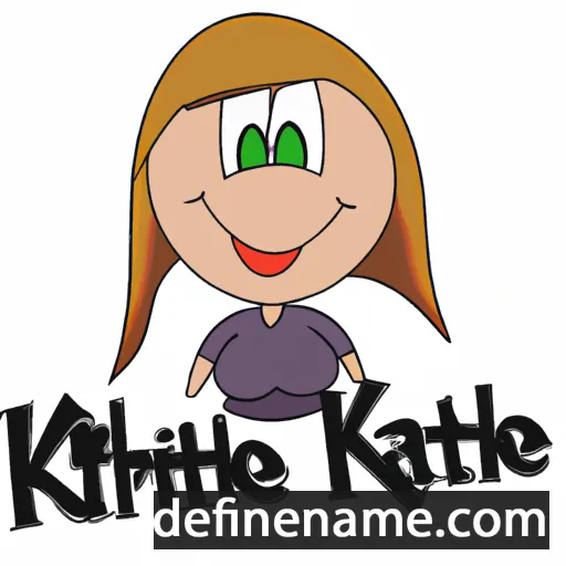 cartoon of the name Kathie