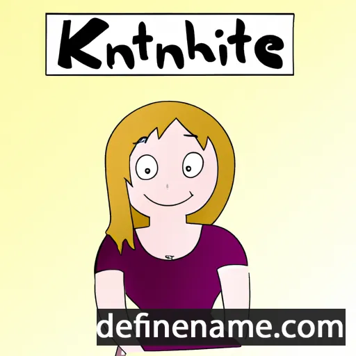 cartoon of the name Kathrine