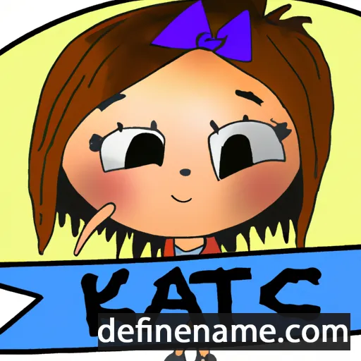 cartoon of the name Katica