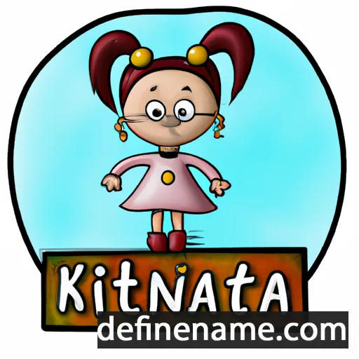 cartoon of the name Katinka