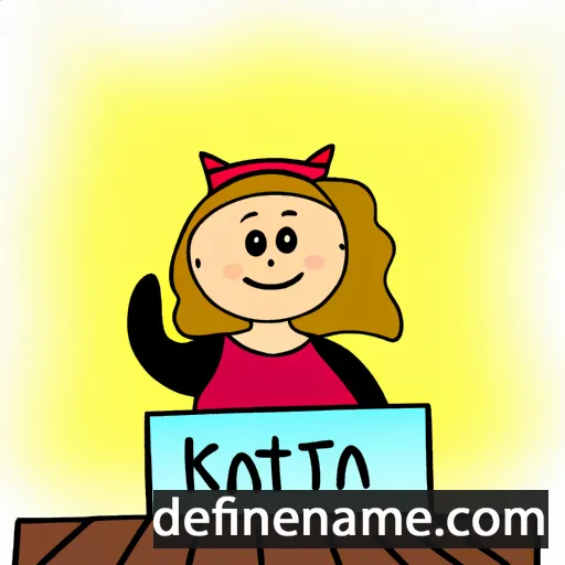 cartoon of the name Katka