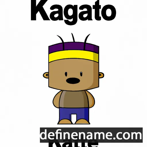 cartoon of the name Katlego