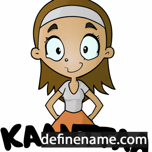 cartoon of the name Katrina