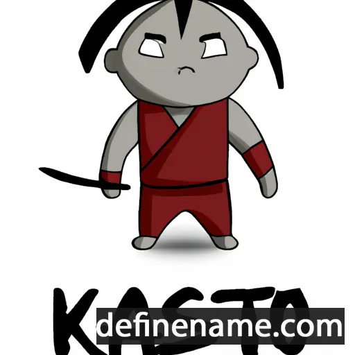 cartoon of the name Katsuo