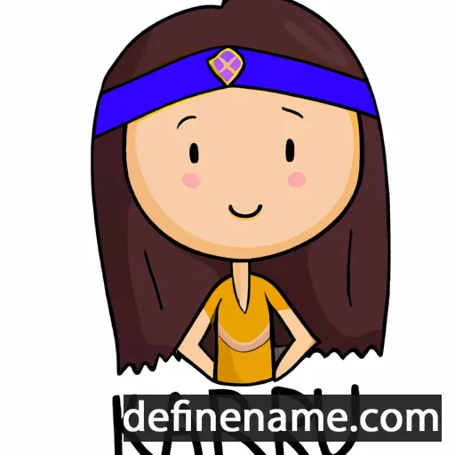 cartoon of the name Kaur