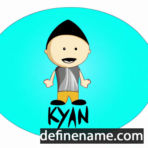 cartoon of the name Kayin