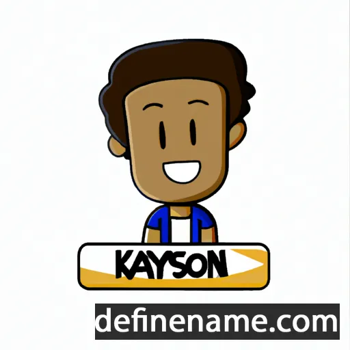 Kayson cartoon