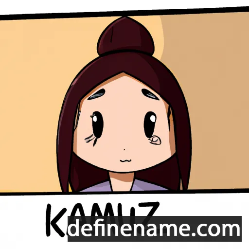 cartoon of the name Kazumi