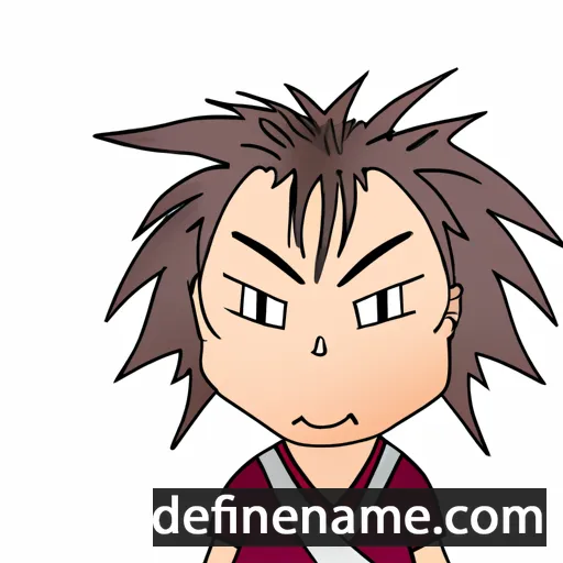 cartoon of the name Kazuyuki