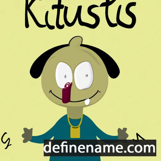 cartoon of the name Kęstutis