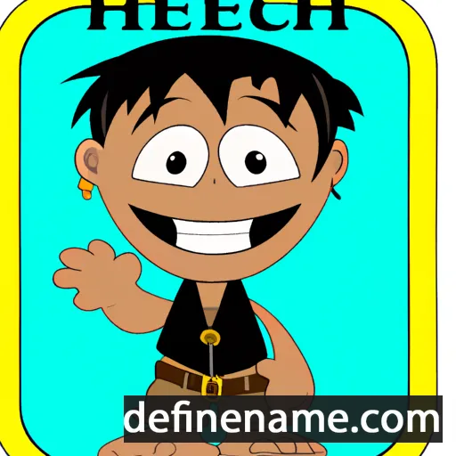 cartoon of the name Keahi