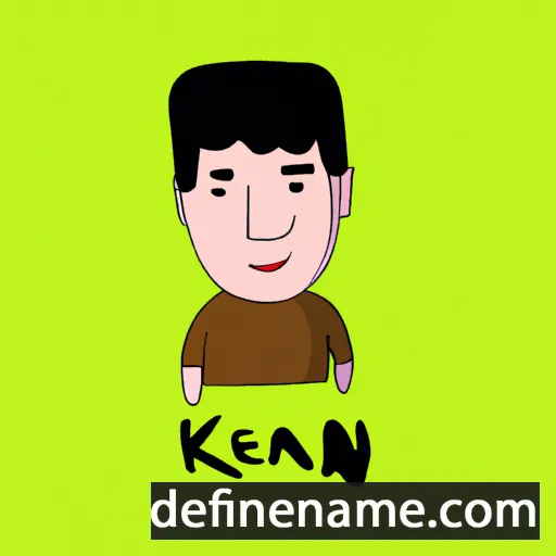 cartoon of the name Kean