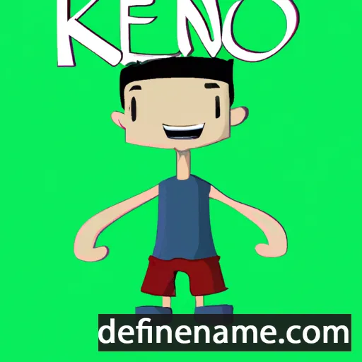 cartoon of the name Keano