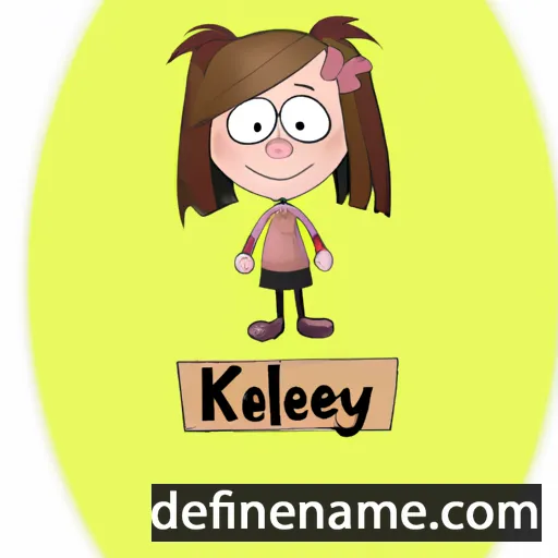 cartoon of the name Keeley