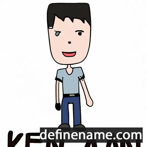 cartoon of the name Keenan