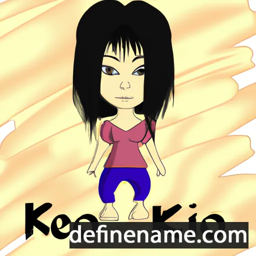 cartoon of the name Keiko