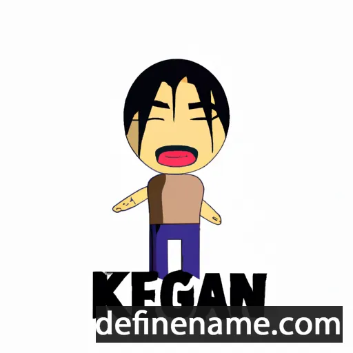 cartoon of the name Keinan