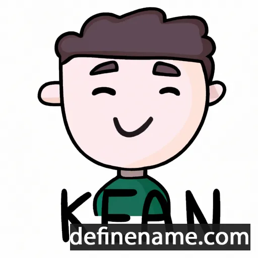 cartoon of the name Keiran