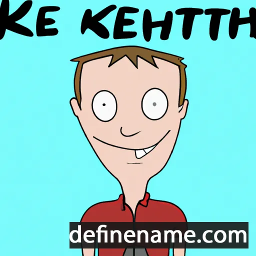 cartoon of the name Keith