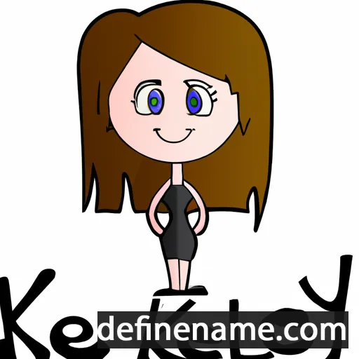 cartoon of the name Kelcey