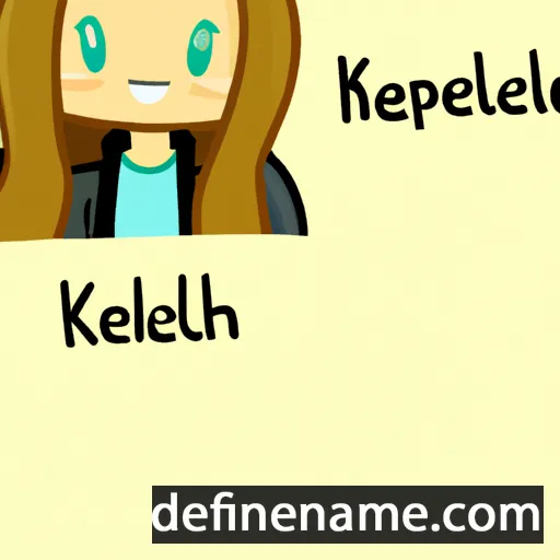 cartoon of the name Kelleigh