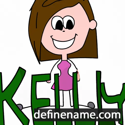 cartoon of the name Kelley