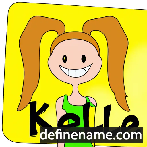 cartoon of the name Kelli