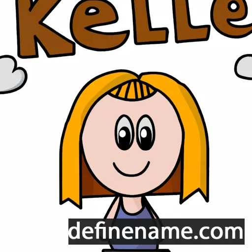 cartoon of the name Kellie