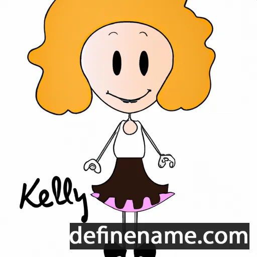 cartoon of the name Kelly