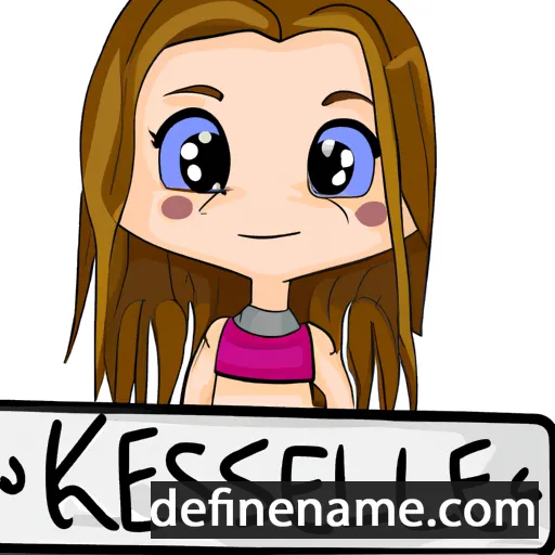 cartoon of the name Kelsie