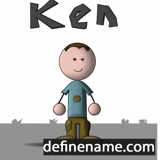 cartoon of the name Ken