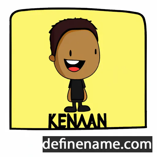 cartoon of the name Kenaniah