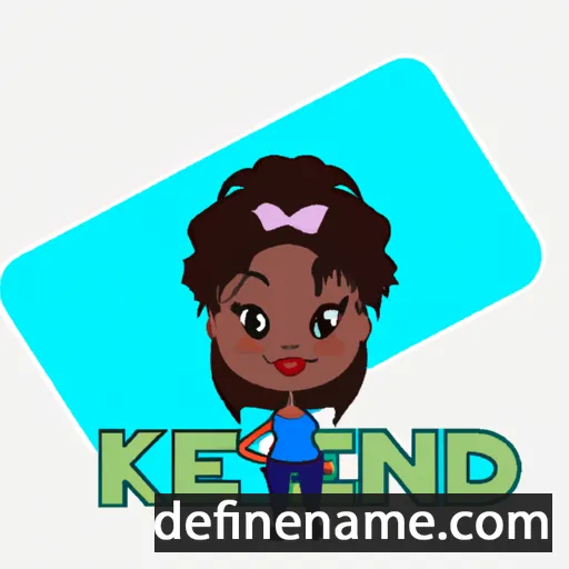 cartoon of the name Kennedi