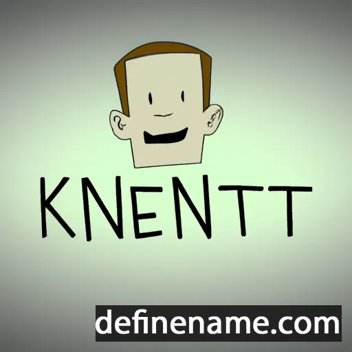 cartoon of the name Kennith